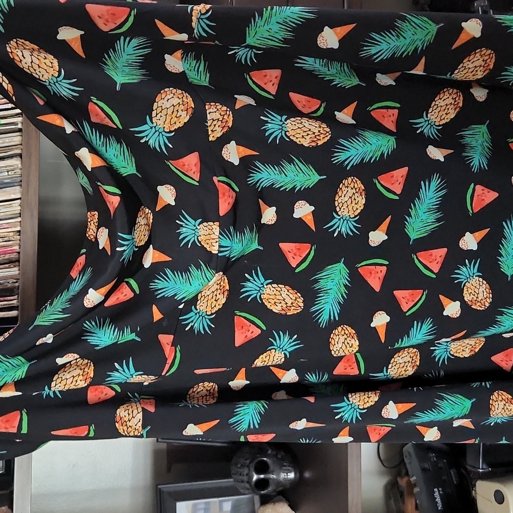 3X LuLaRoe Maxi Skirt Summer Design - Picture 2 of 5